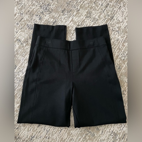 Spanx Straight Pants Ponte Pants Pull On Stretch Black 20254 Large 30” inseam - Picture 4 of 7